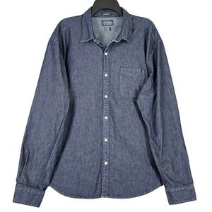 Lucky Brand California Fit‎ Shirt Men M Vintage Y2K Workwear Casual Pocket